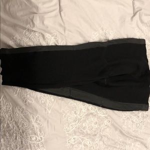 J. Crew Pants with Leather Detail